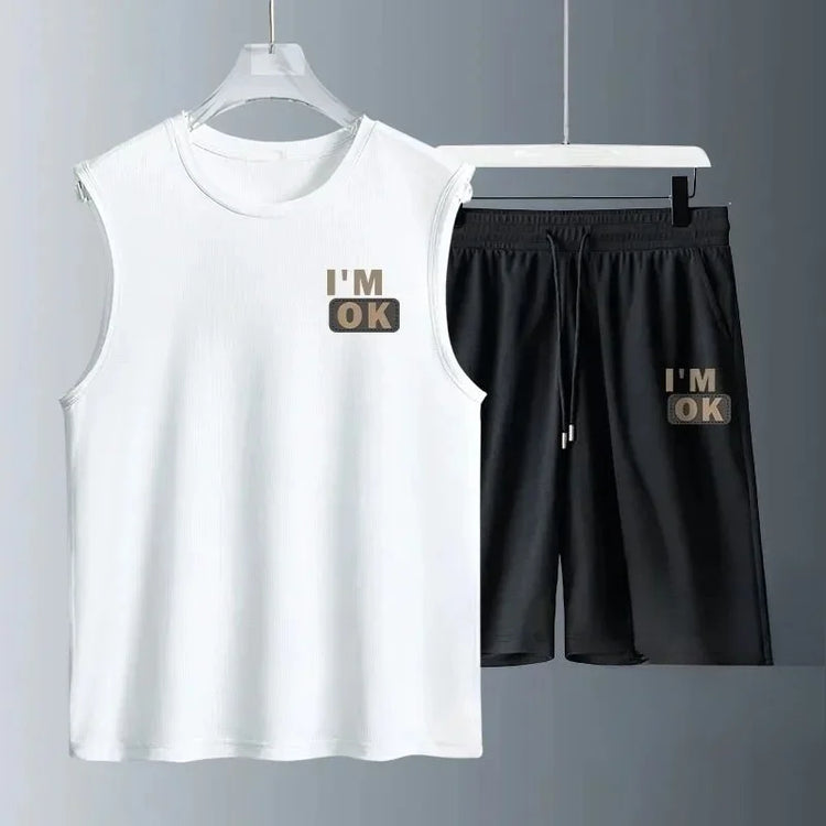 Mens Summer Tank Top Set