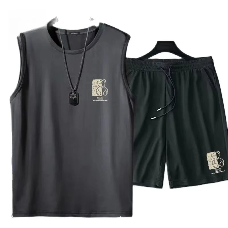Mens Summer Tank Top Set