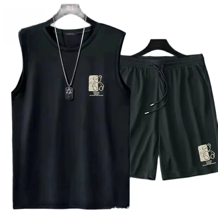 Mens Summer Tank Top Set