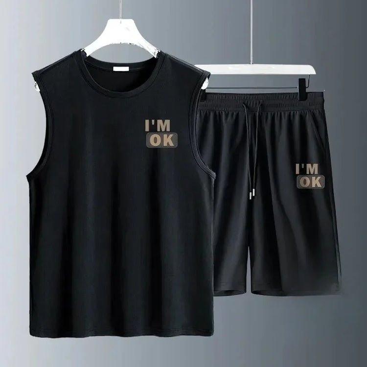 Mens Summer Tank Top Set
