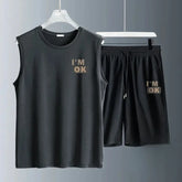 Mens Summer Tank Top Set