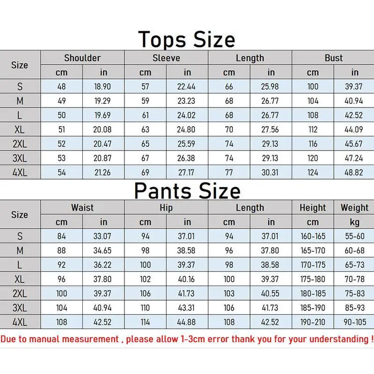 Mens Casual Two Piece Set