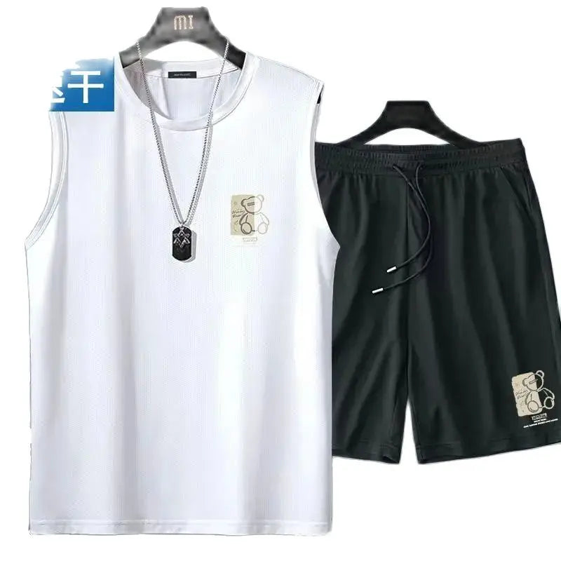 Mens Summer Tank Top Set